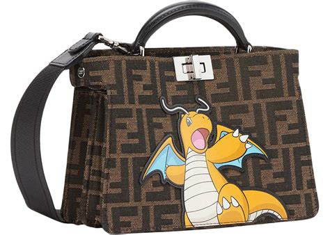 FENDI x FRGMT x POKÉMON brown FF Wallet .